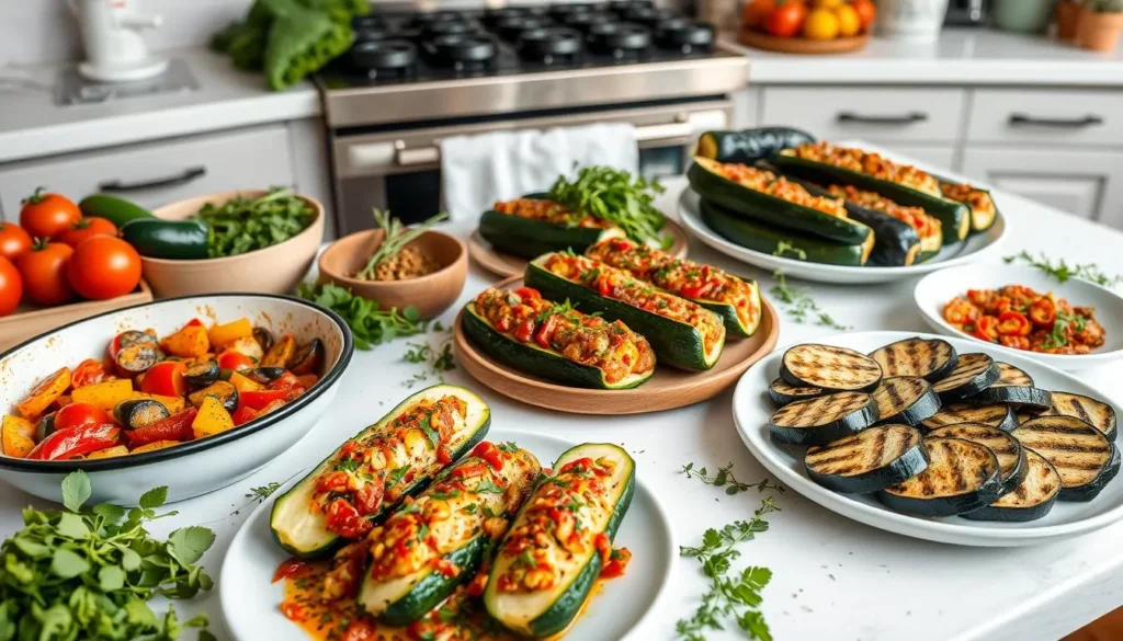 recettes avec courgette et aubergine