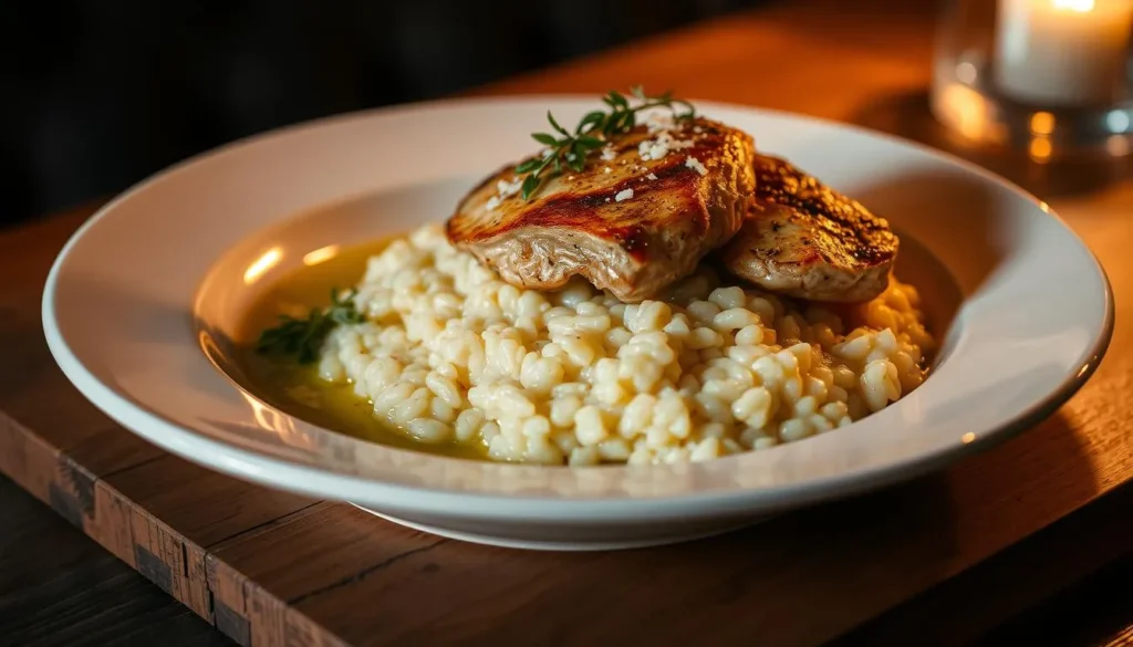 risotto au poulet