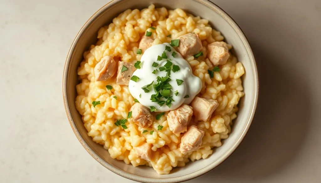 risotto au poulet