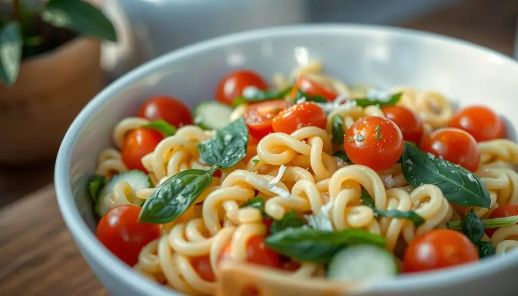 salade de pâtes froide