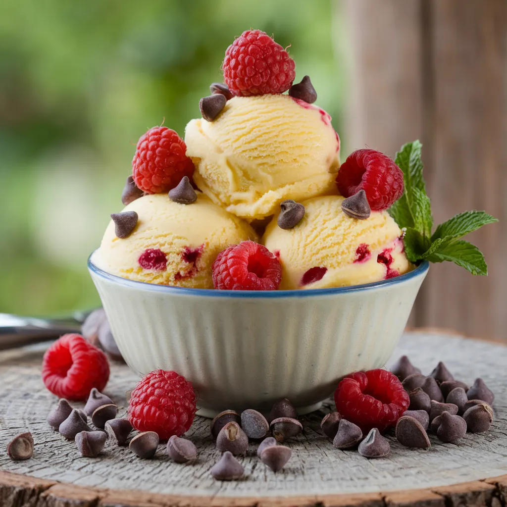 glace maison au fruit de la passion