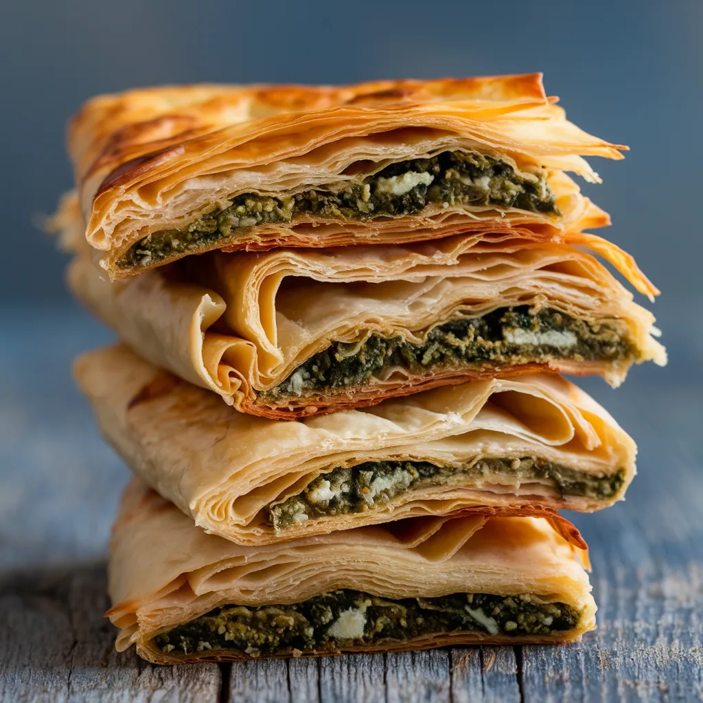 Tourte grecque aux épinards et à la spanakopita
