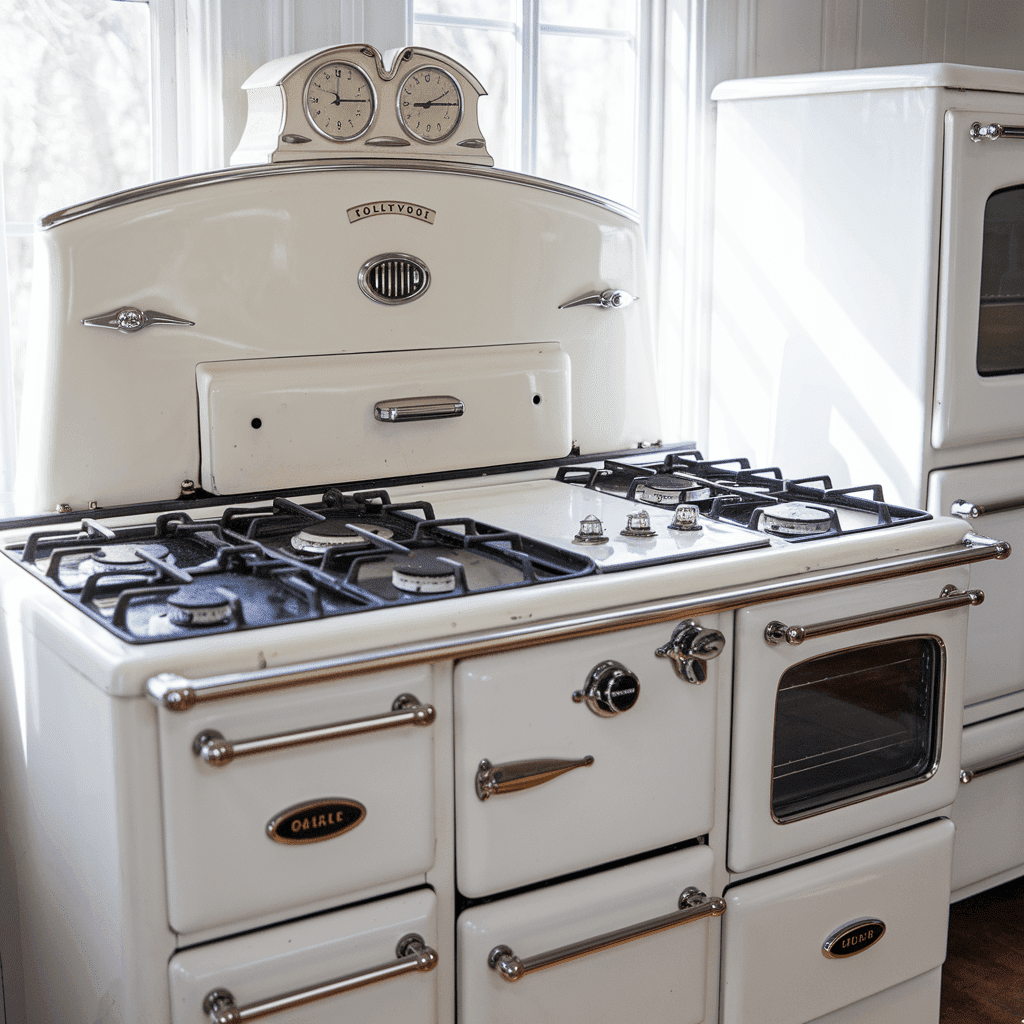 Le nec plus ultra de la cuisinière… de l'époque