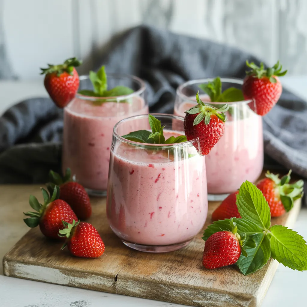 mousse de fraises au mascarpone