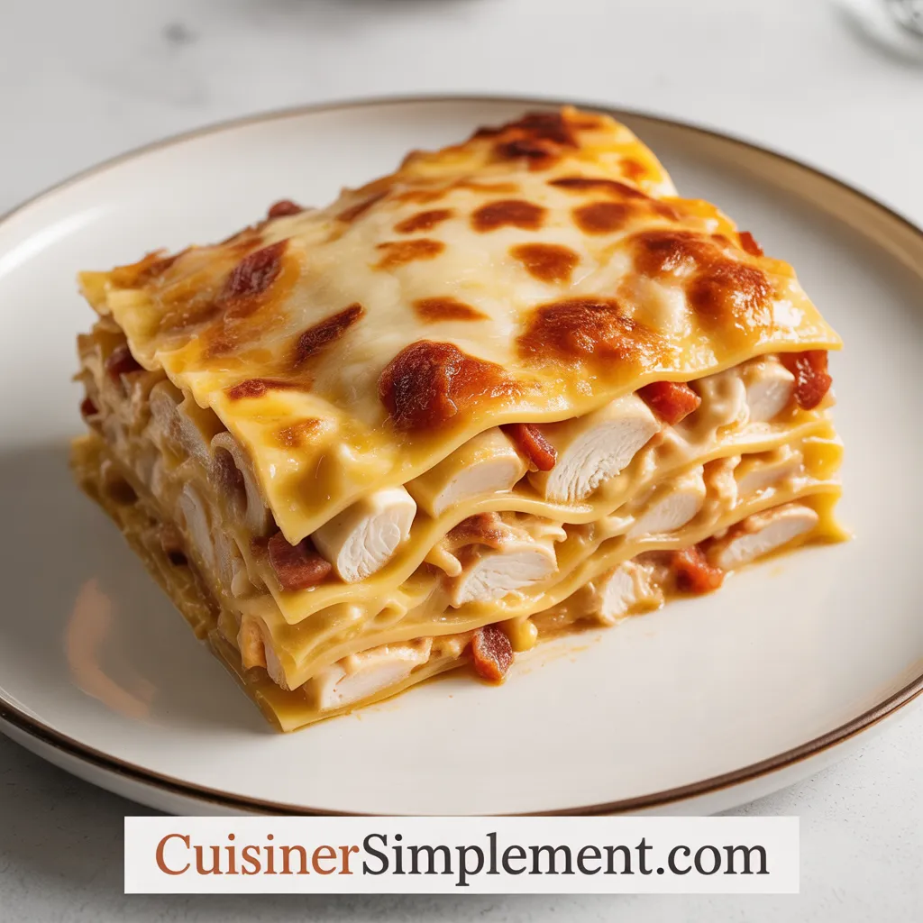Lasagne au Poulet Crack