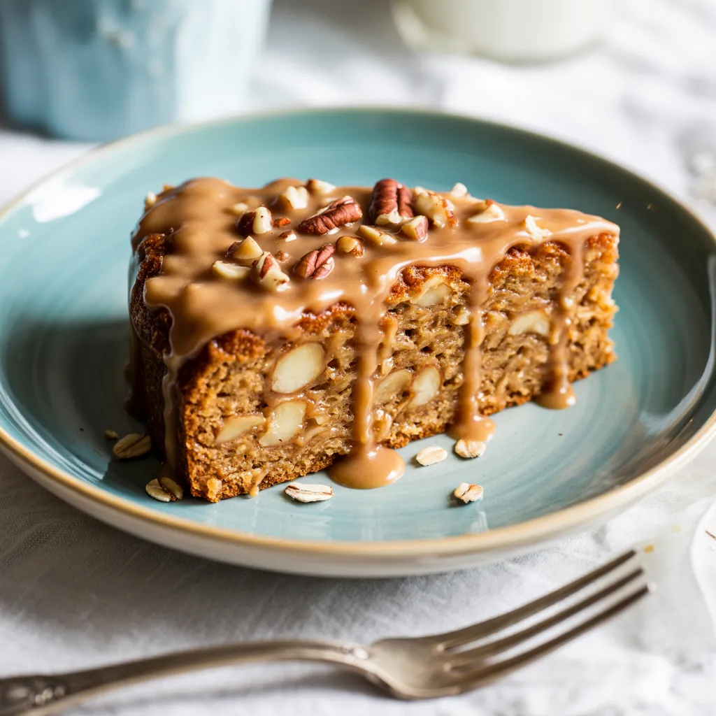Gâteau Diététique Coupe-Faim aux Flocons d'Avoine
